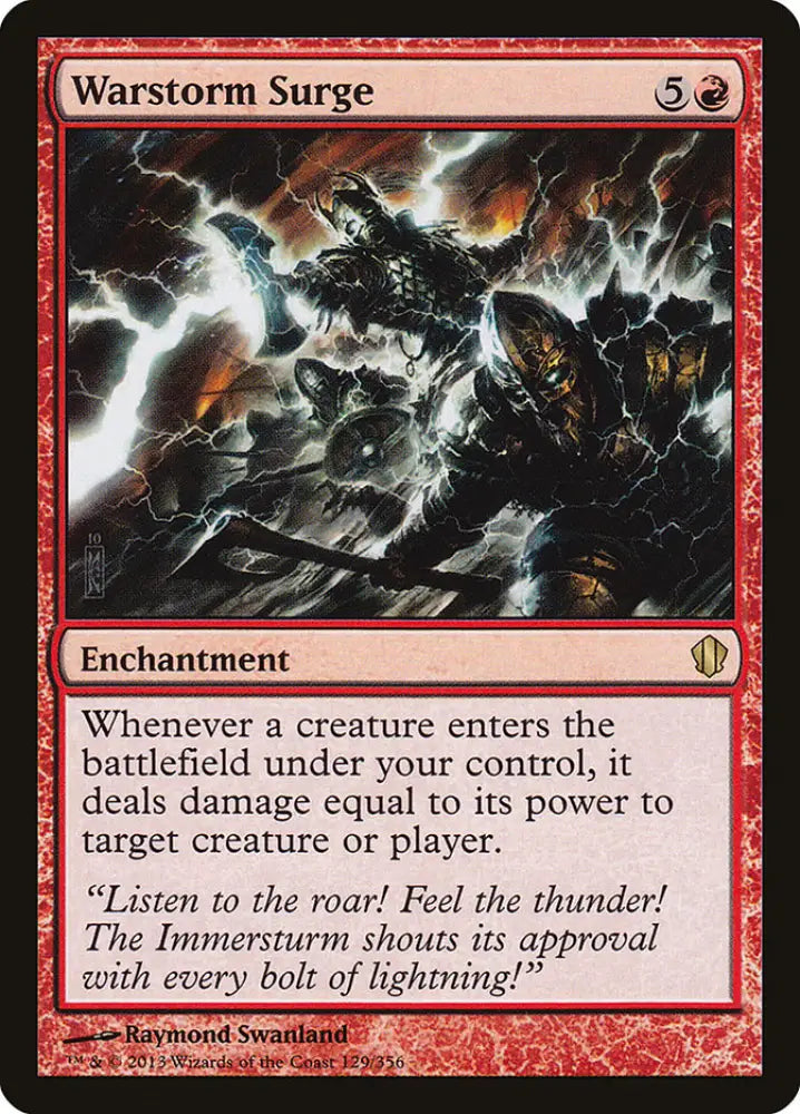 Warstorm Surge [Commander 2013] - MTG Single