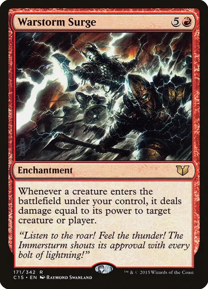 Warstorm Surge [Commander 2015] - MTG Single