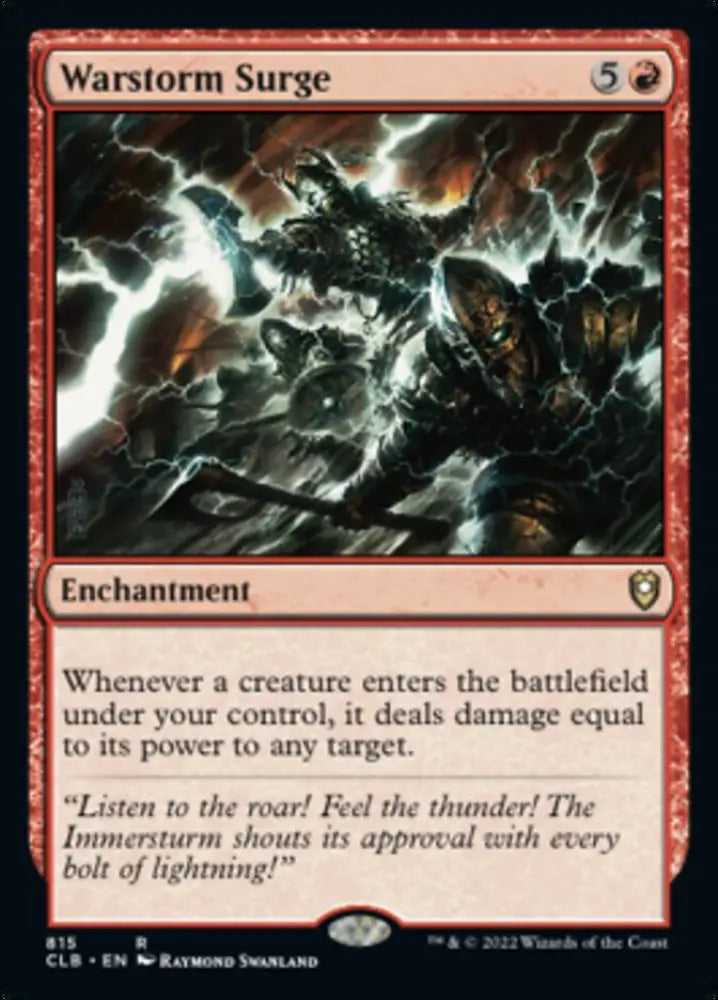 Warstorm Surge [Commander Legends: Battle for Baldur’s Gate] - MTG Single