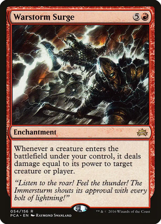 Warstorm Surge [Planechase Anthology] - MTG Single