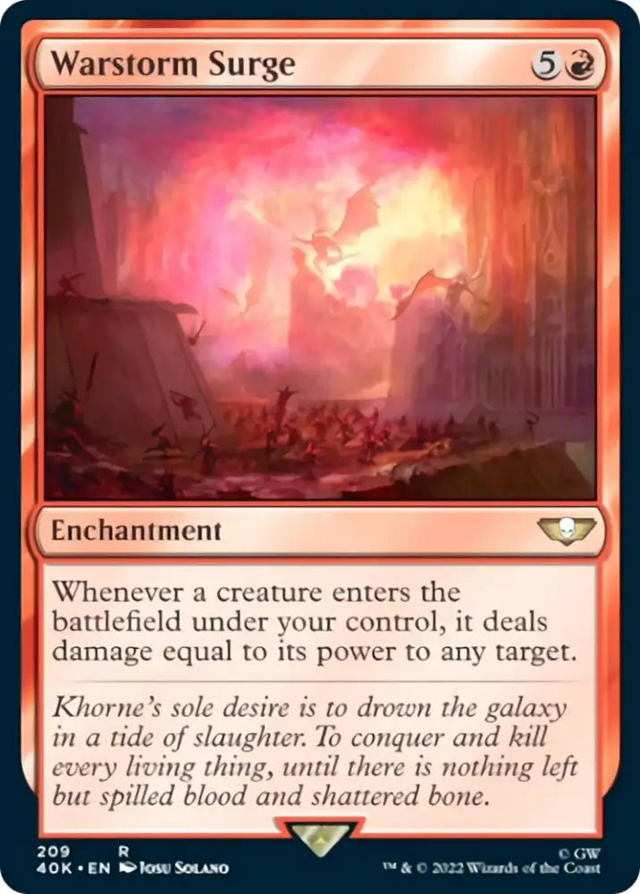 Warstorm Surge [Warhammer 40,000] - MTG Single