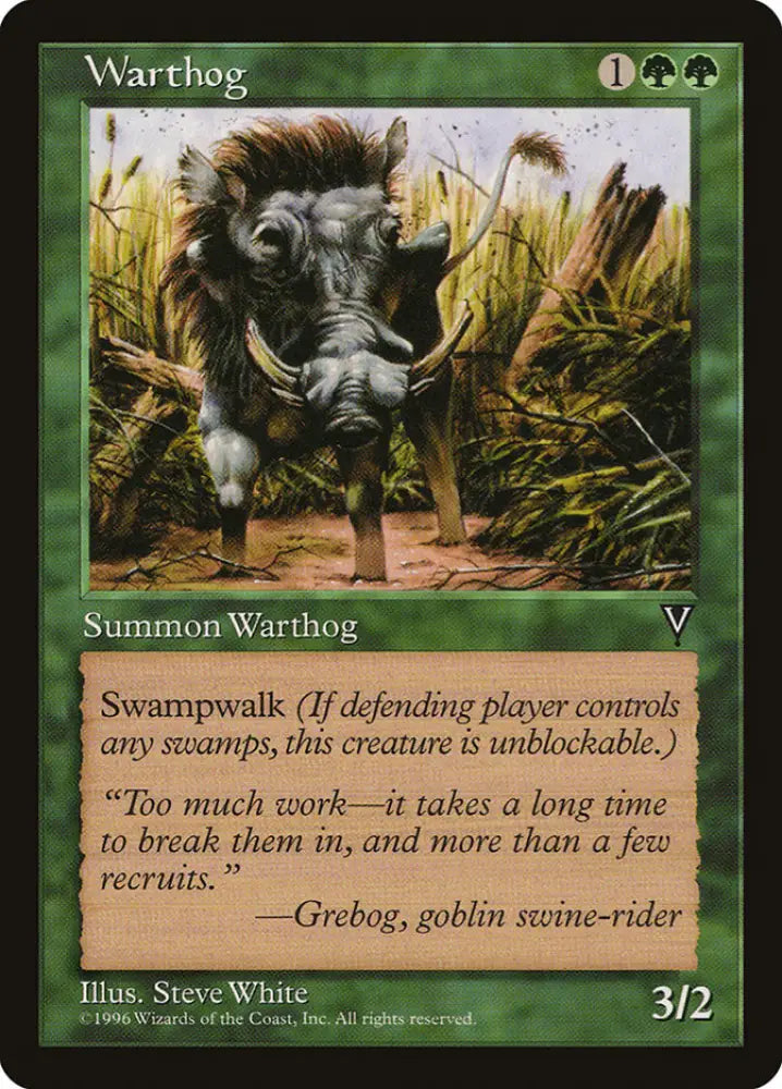 Warthog [Visions] - MTG Single