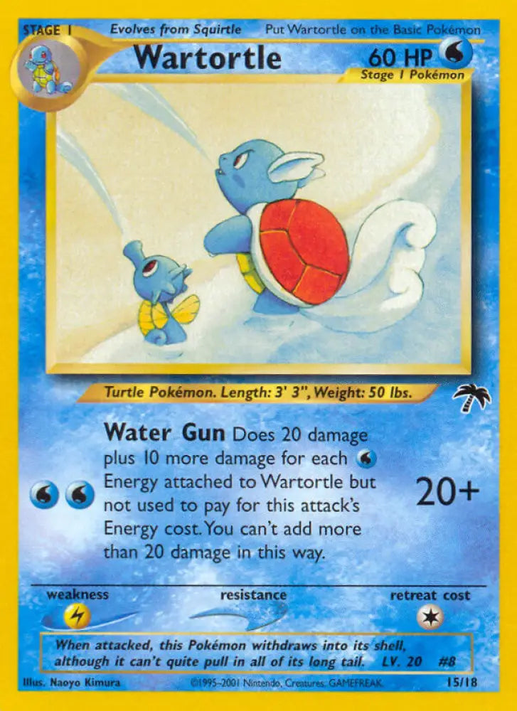 Wartortle (15/18) [Southern Islands] - Pokemon Single