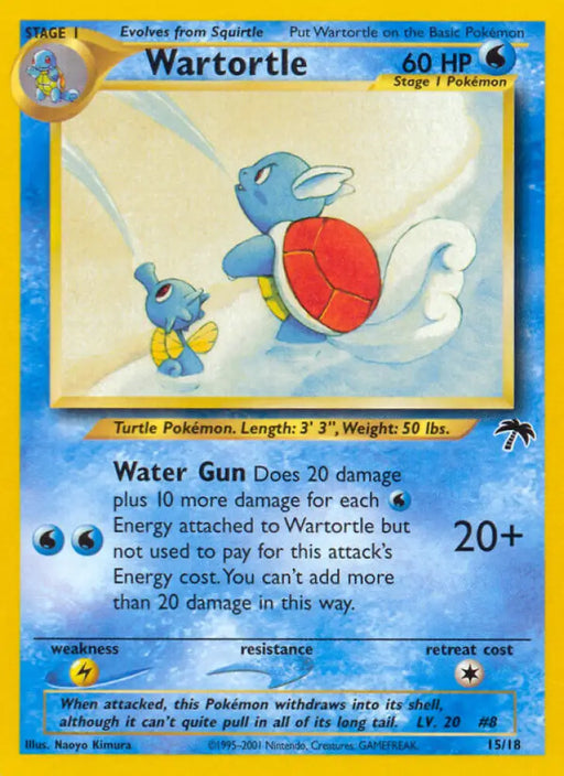 Wartortle (15/18) [Southern Islands] - Pokemon Single