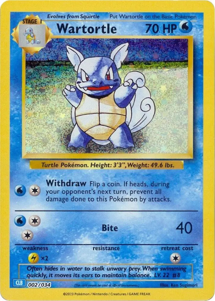 Wartortle [Trading Card Game Classic] - Pokemon Single