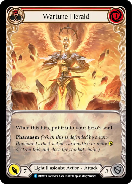 Wartune Herald (Red) [Dusk Till Dawn] - Flesh And Blood Single