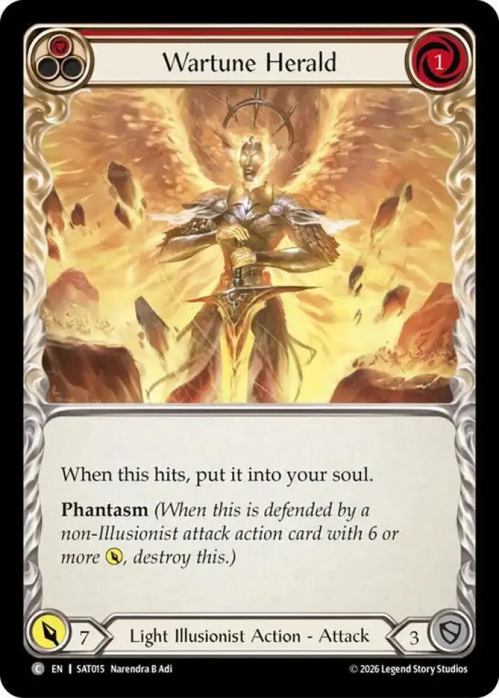 Wartune Herald (Red) (SAT015) [Silver Age: Usurp the Shadow Throne]