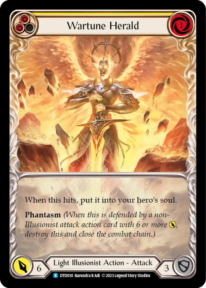Wartune Herald (Yellow) [Dusk Till Dawn] - Flesh And Blood Single