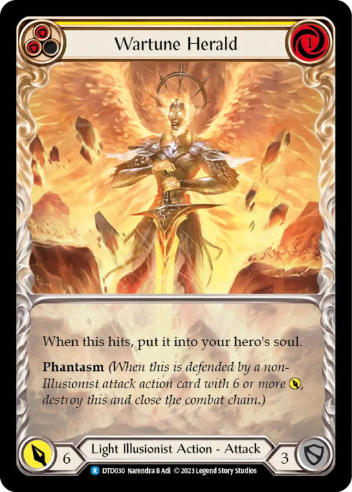 Wartune Herald (Yellow) [Dusk Till Dawn] - Flesh And Blood Single