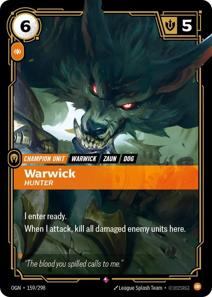 Warwick - Hunter (159/298) [Origins]