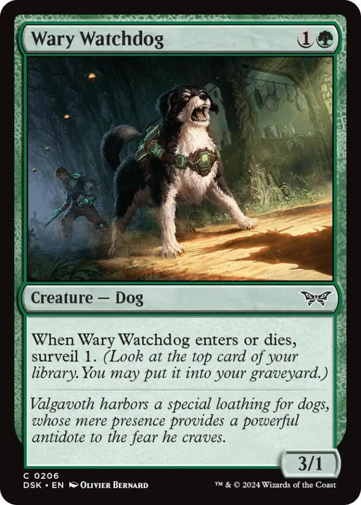 Wary Watchdog [Duskmourn: House of Horror] - MTG Single