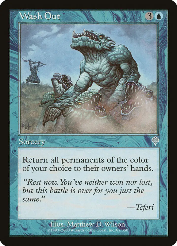 Wash Out [Invasion] - MTG Single