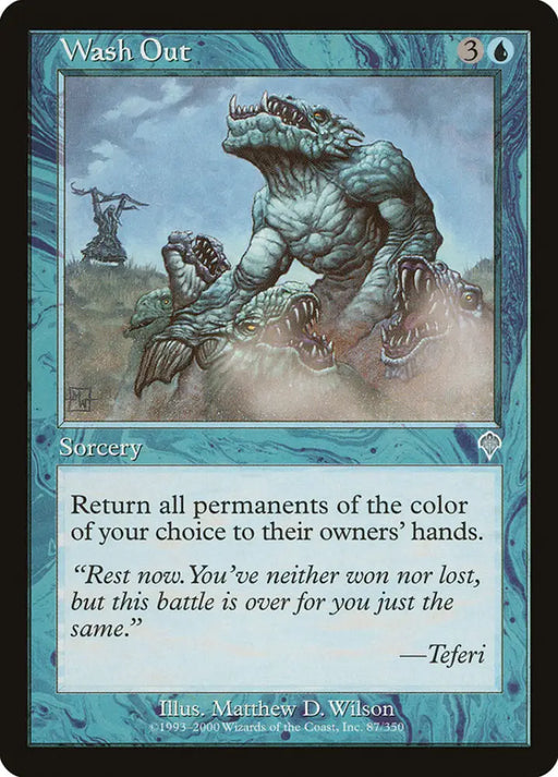 Wash Out [Invasion] - MTG Single