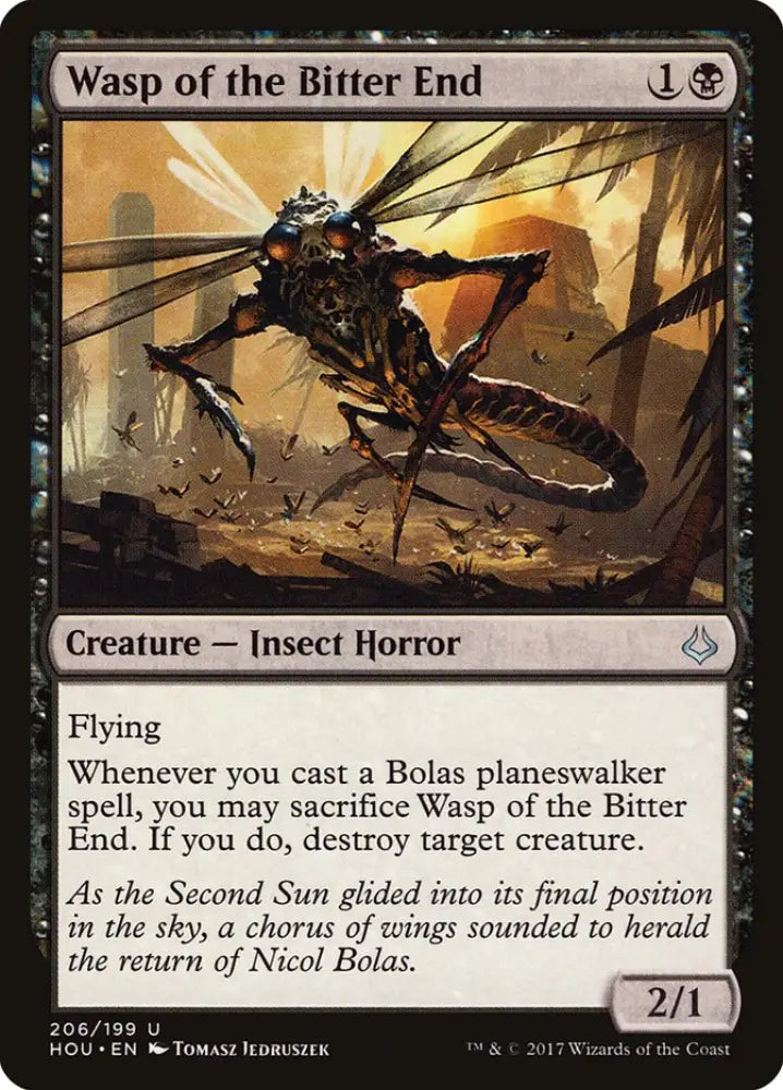 Wasp of the Bitter End [Hour of Devastation] - MTG Single