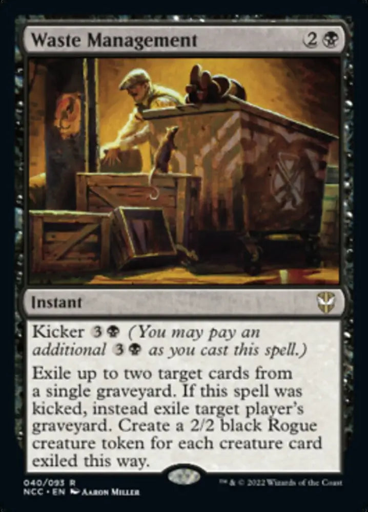Waste Management [Streets of New Capenna Commander] - MTG Single