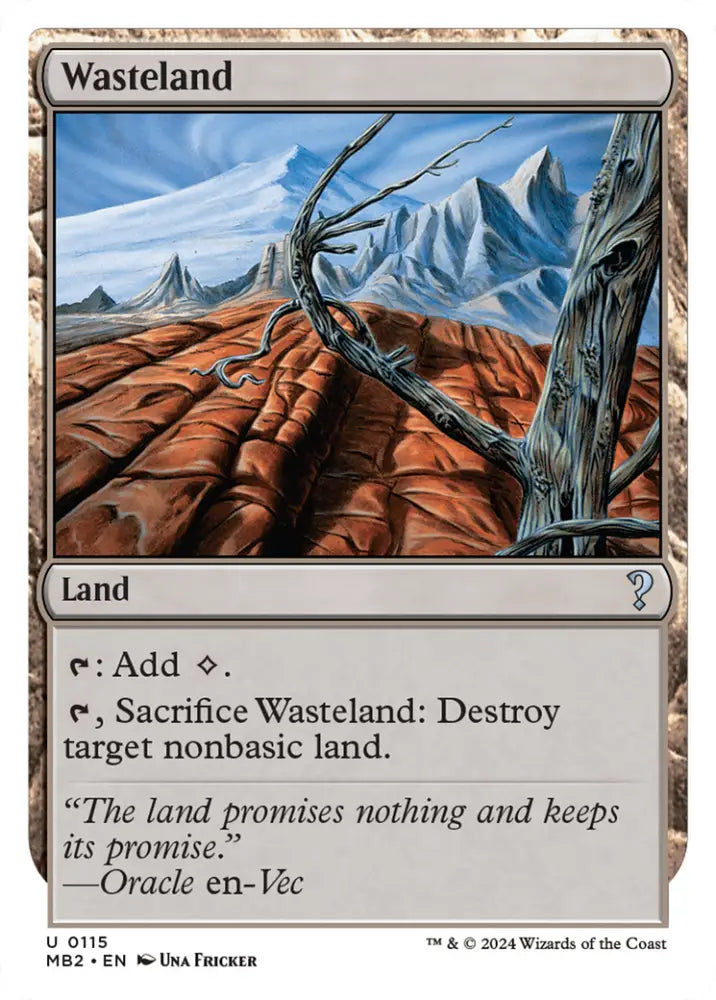 Wasteland [Mystery Booster 2] - MTG Single