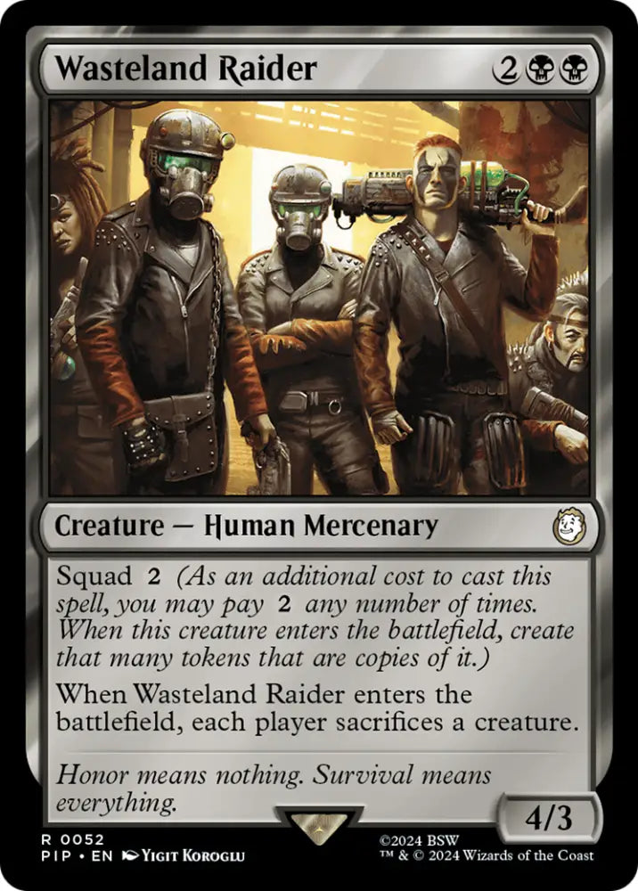 Wasteland Raider [Fallout] - MTG Single