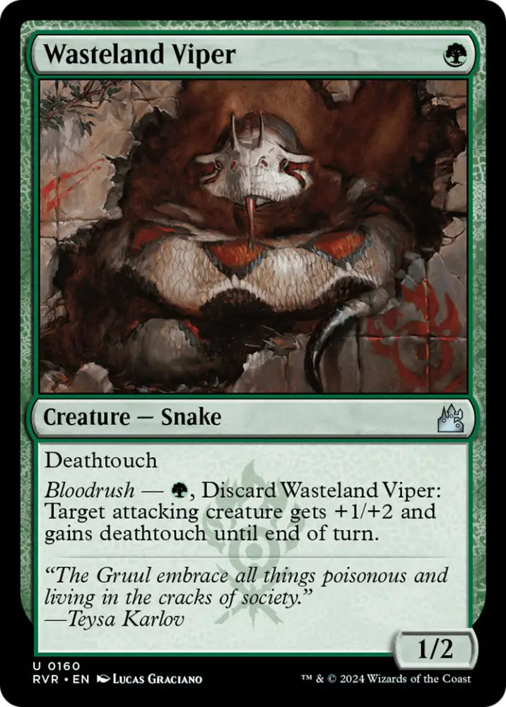Wasteland Viper [Ravnica Remastered] - MTG Single