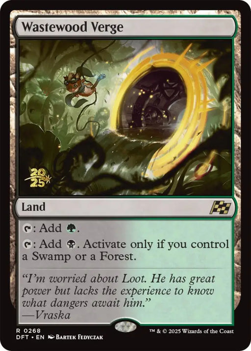 Wastewood Verge [Aetherdrift Prerelease Promos] - MTG Single
