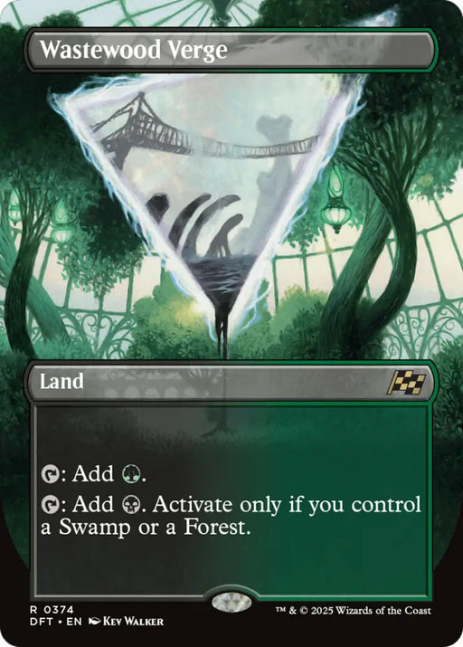 Wastewood Verge (Borderless) [Aetherdrift] - MTG Single