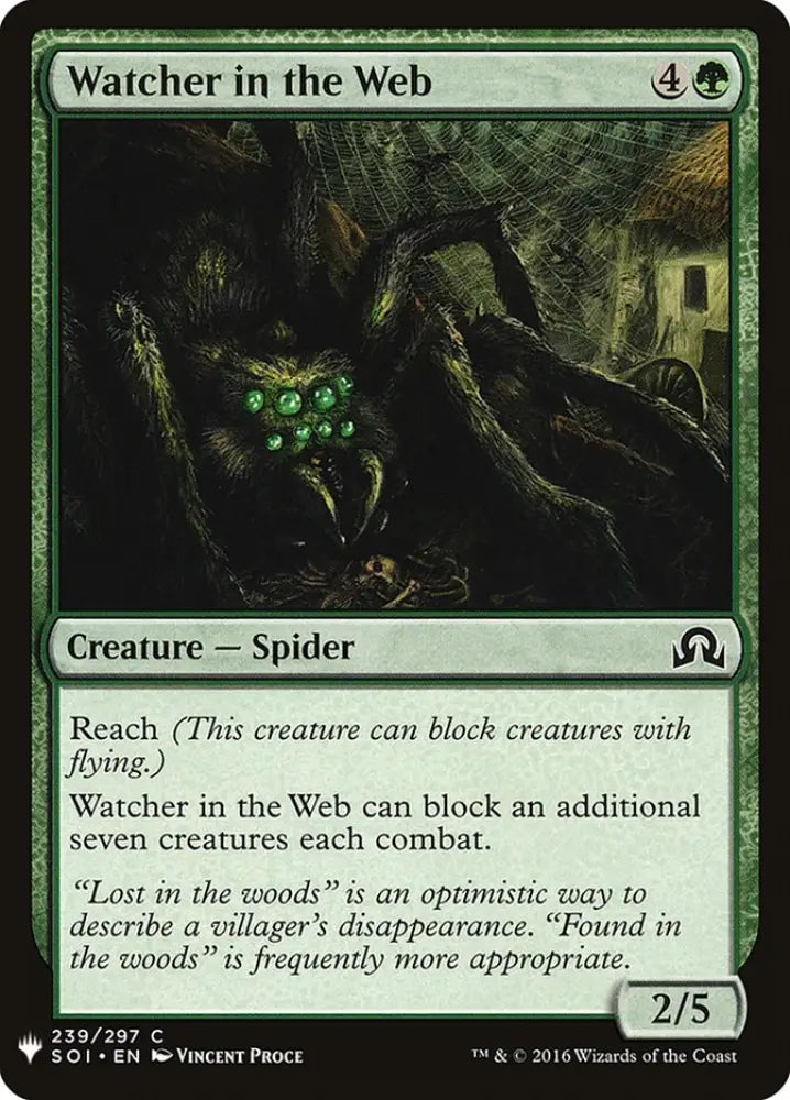 Watcher in the Web [Mystery Booster] - MTG Single