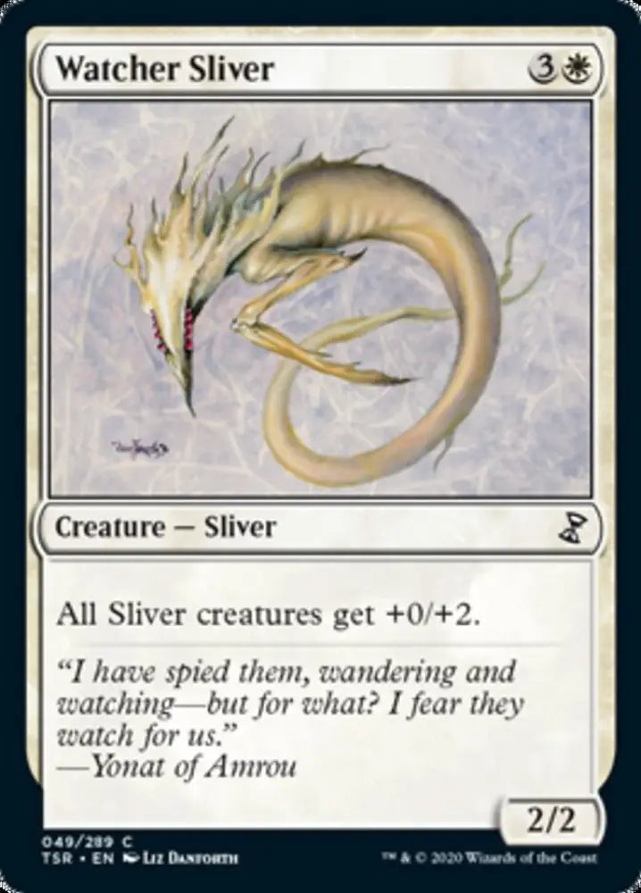 Watcher Sliver [Time Spiral Remastered] - MTG Single
