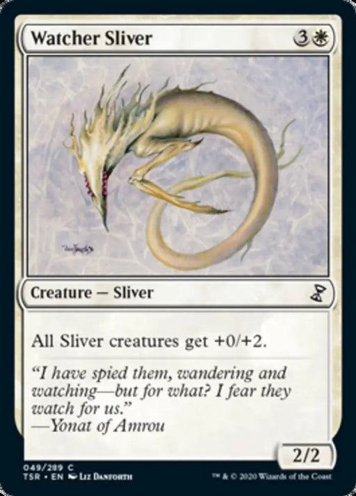 Watcher Sliver [Time Spiral Remastered] - MTG Single