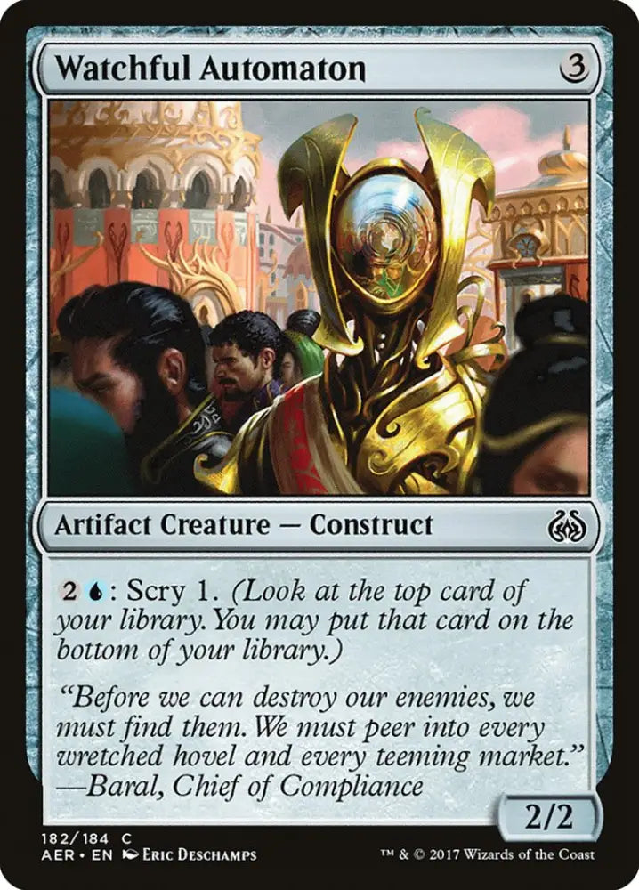 Watchful Automaton [Aether Revolt] - MTG Single