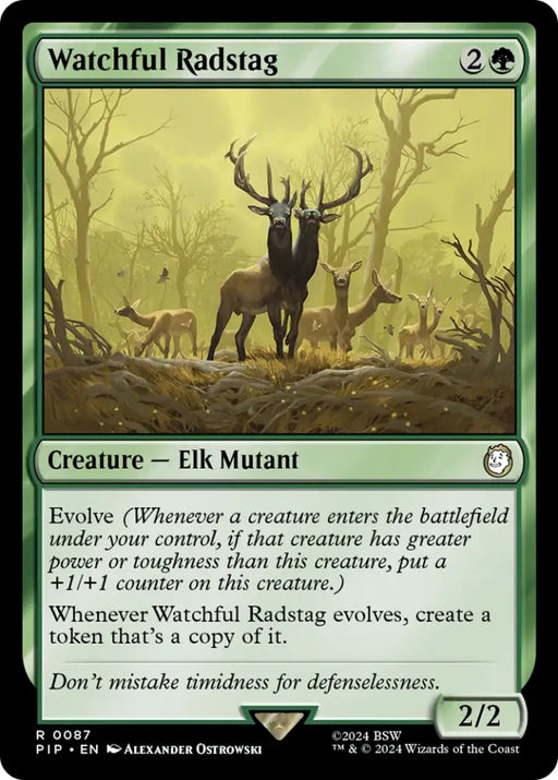 Watchful Radstag [Fallout] - MTG Single