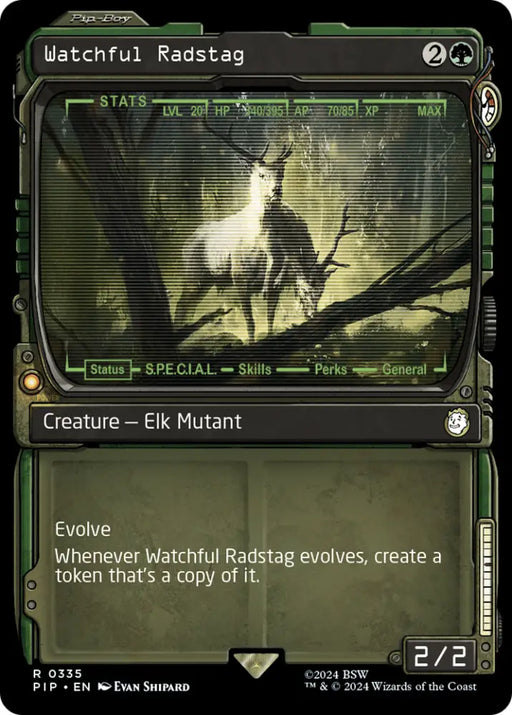 Watchful Radstag (Showcase) [Fallout] - MTG Single