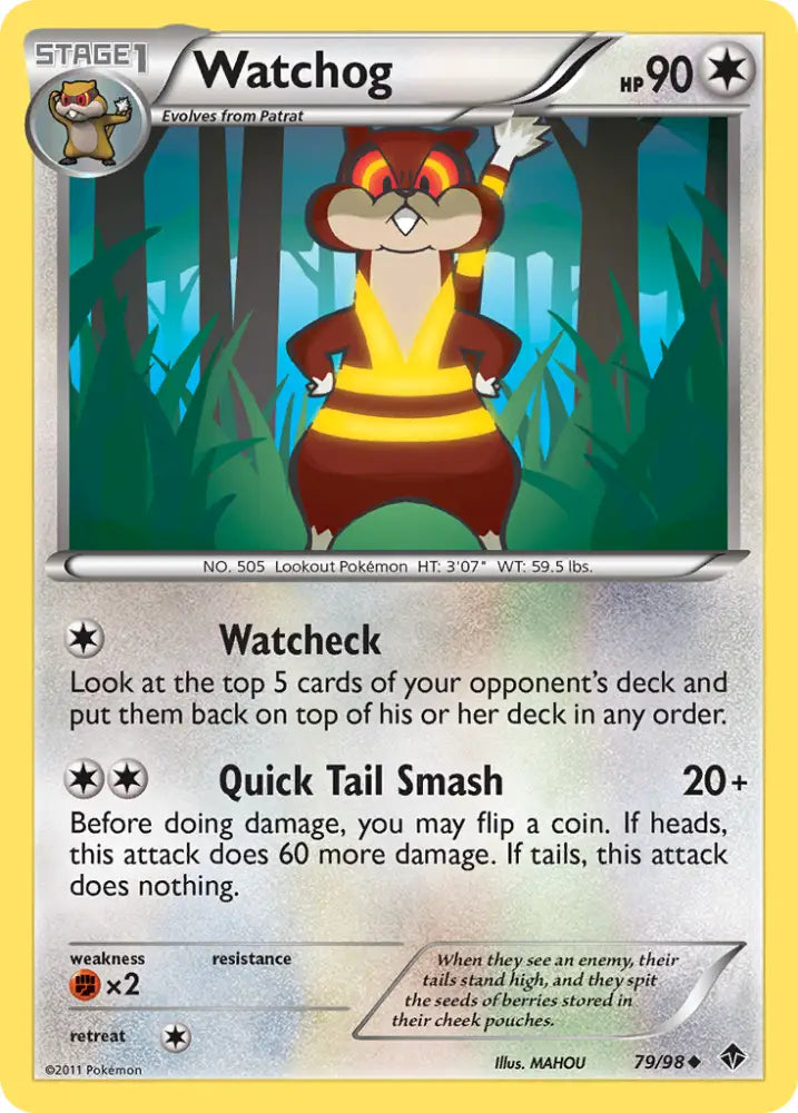 Watchog (79/98) [Black & White: Emerging Powers] - Pokemon Single
