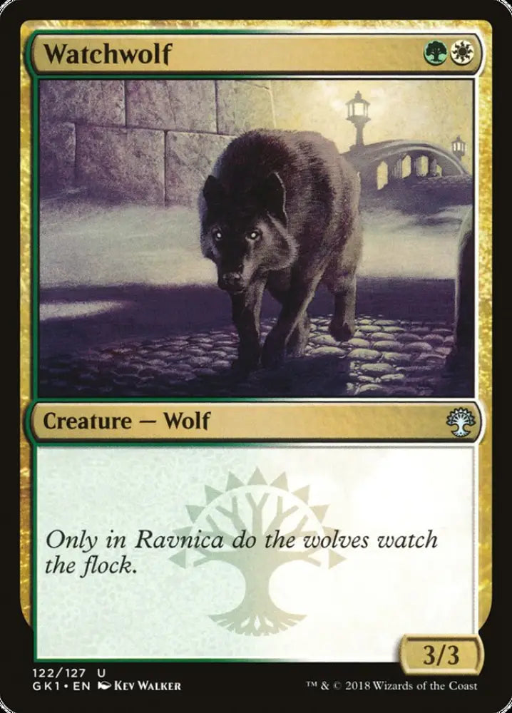 Watchwolf [Guilds of Ravnica Guild Kit] - MTG Single