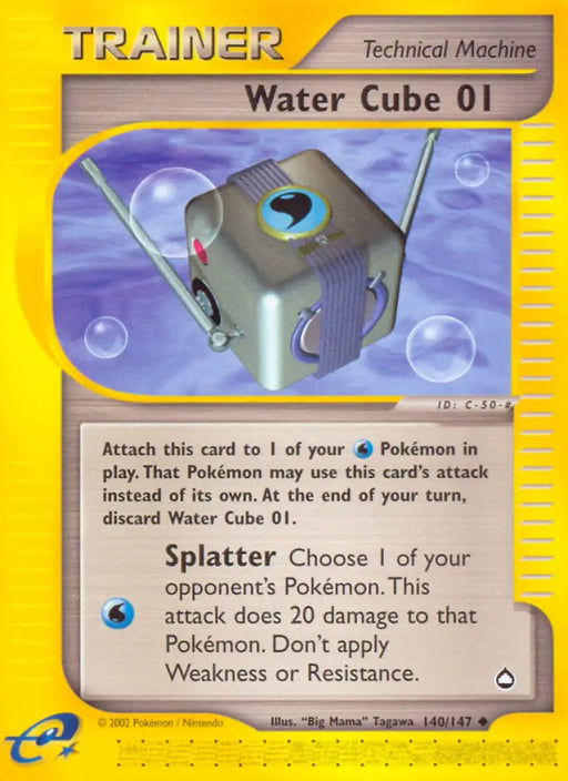 Water Cube 01 (140/147) [Aquapolis] - Pokemon Single