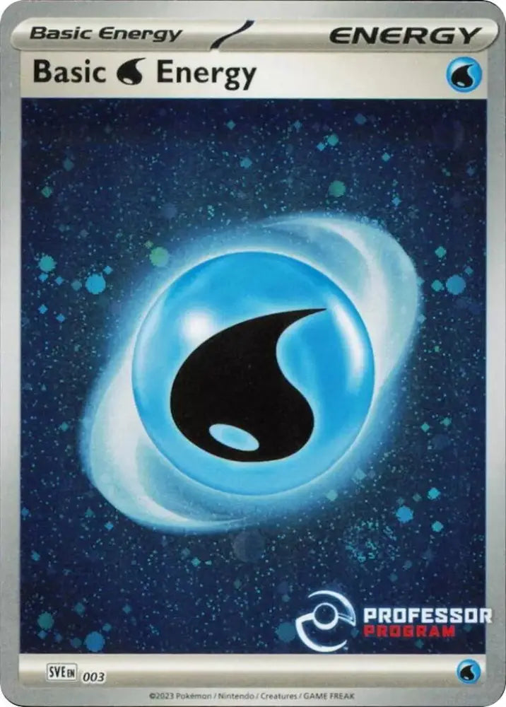 Water Energy (003) (2023) [Professor Program Promos] - Pokemon Single