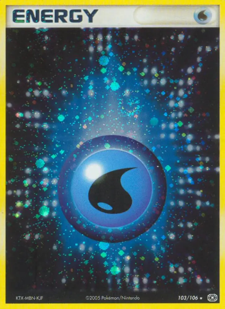 Water Energy (103/106) [EX: Emerald] - Pokemon Single