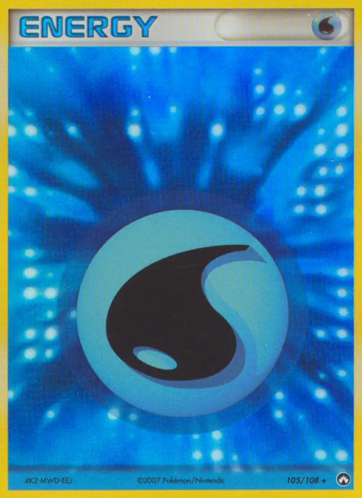 Water Energy (105/108) [EX: Power Keepers] - Pokemon Single
