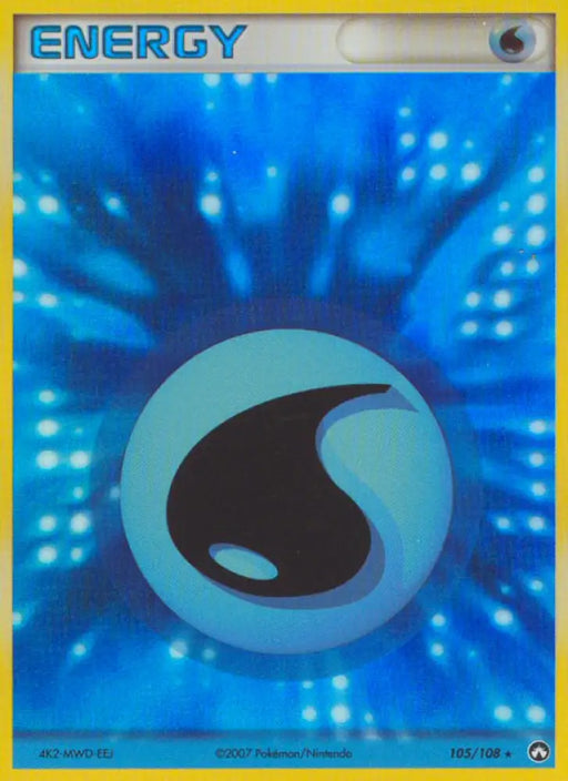 Water Energy (105/108) [EX: Power Keepers] - Pokemon Single