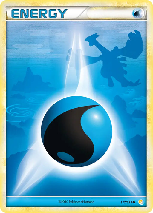 Water Energy (117/123) [HeartGold & SoulSilver: Base Set] - Pokemon Single