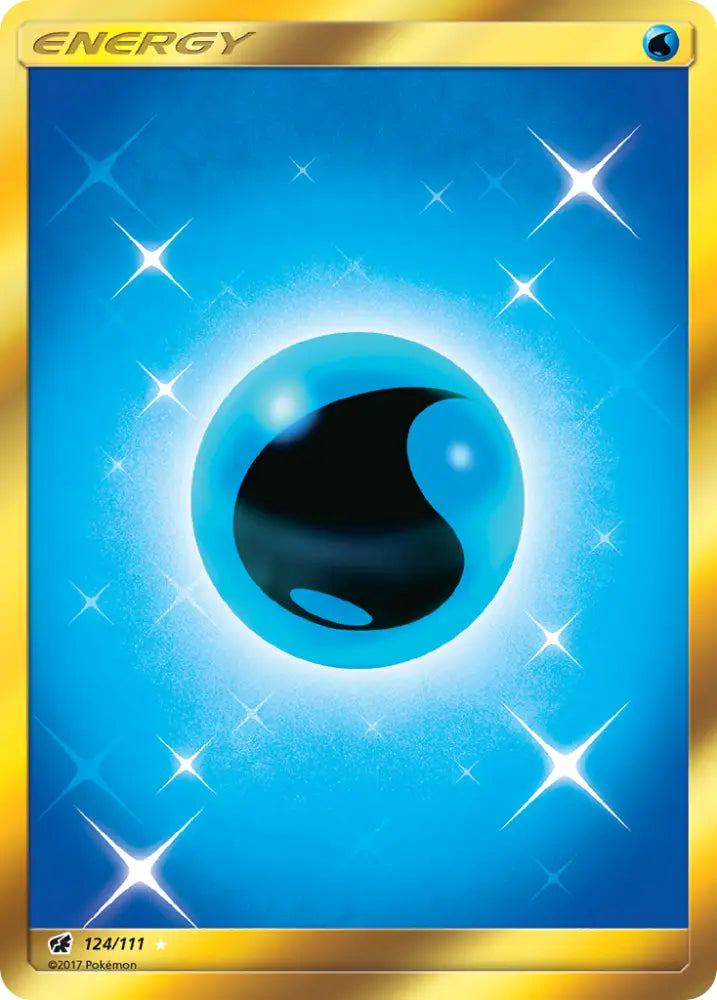 Water Energy (124/111) [Sun & Moon: Crimson Invasion] - Pokemon Single