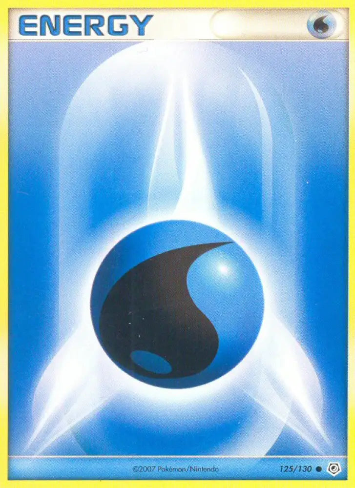 Water Energy (125/130) [Diamond & Pearl: Base Set] - Pokemon Single