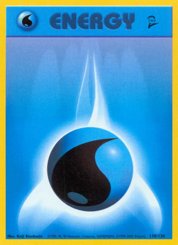 Water Energy (130/130) [Base Set 2] - Pokemon Single