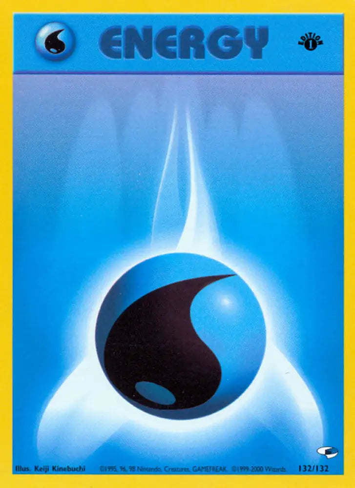 Water Energy (132/132) [Gym Heroes 1st Edition] - Pokemon Single