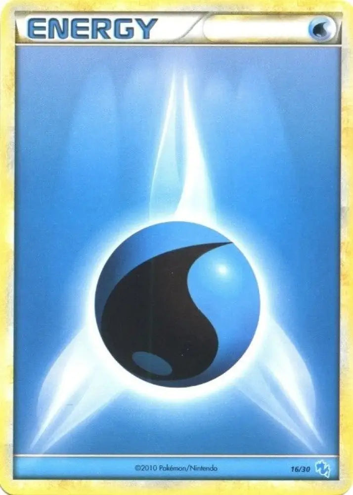 Water Energy (16/30) [HeartGold & SoulSilver: Trainer Kit - Gyarados] - Pokemon Single
