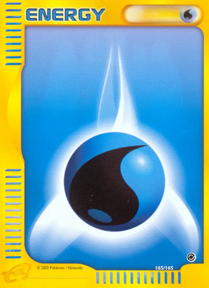Water Energy (165/165) [Expedition: Base Set] - Pokemon Single