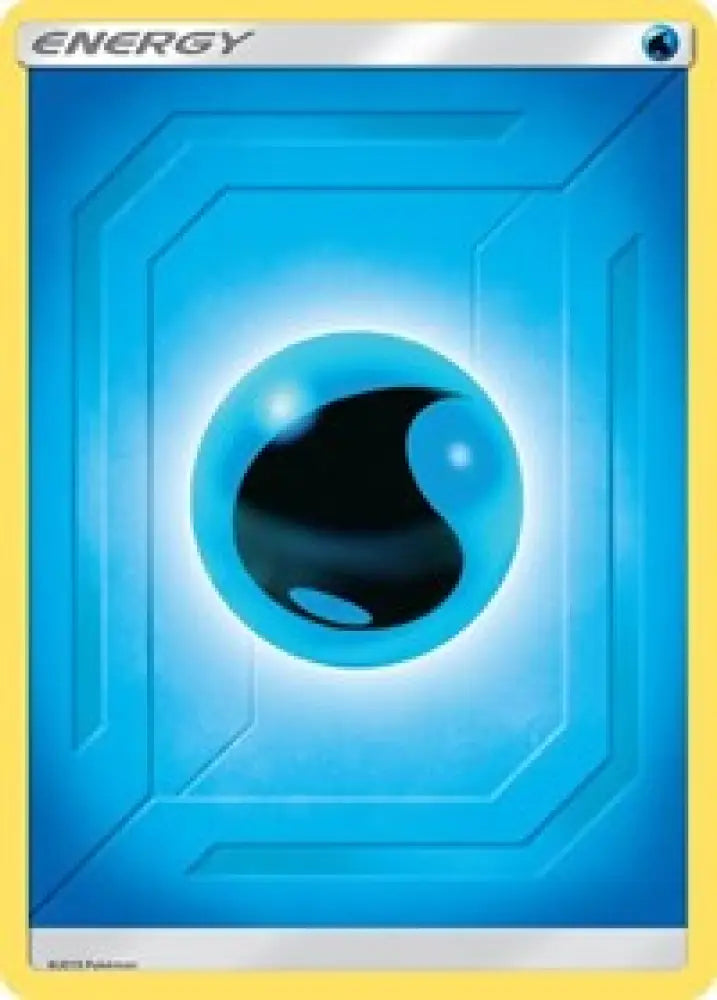 Water Energy (2019 Unnumbered) [Sun & Moon: Team Up] - Pokemon Single