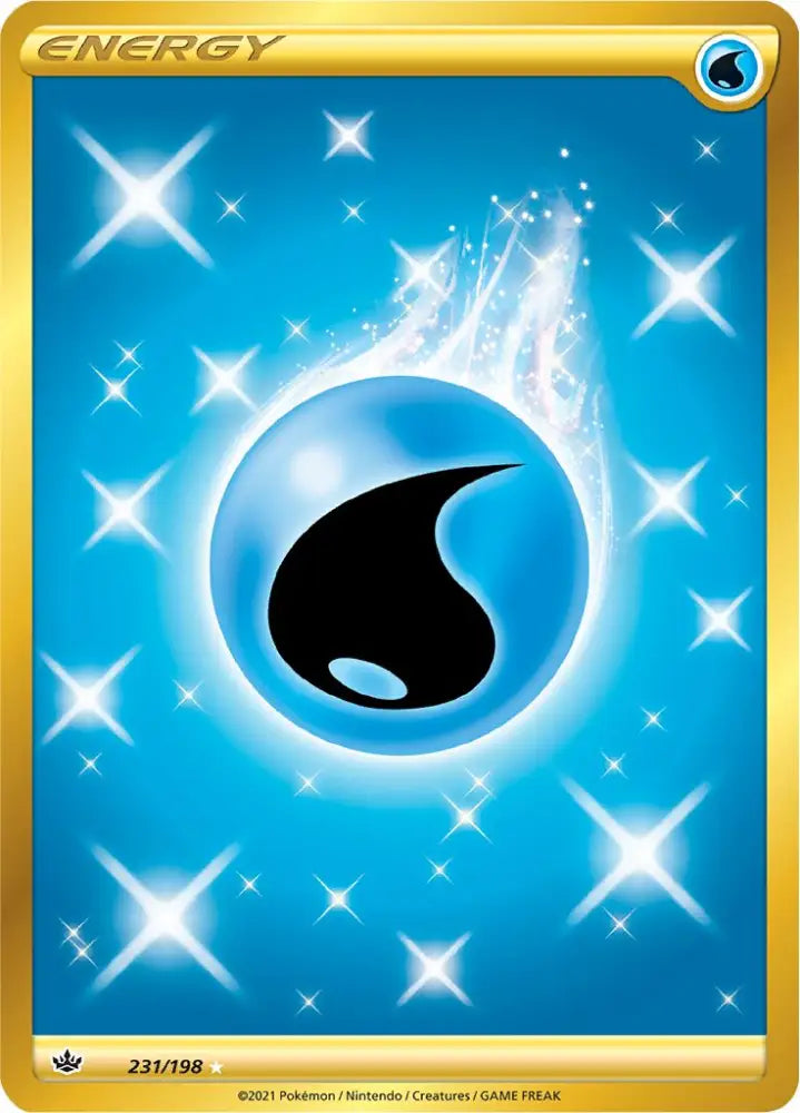 Water Energy (231/198) [Sword & Shield: Chilling Reign] - Pokemon Single