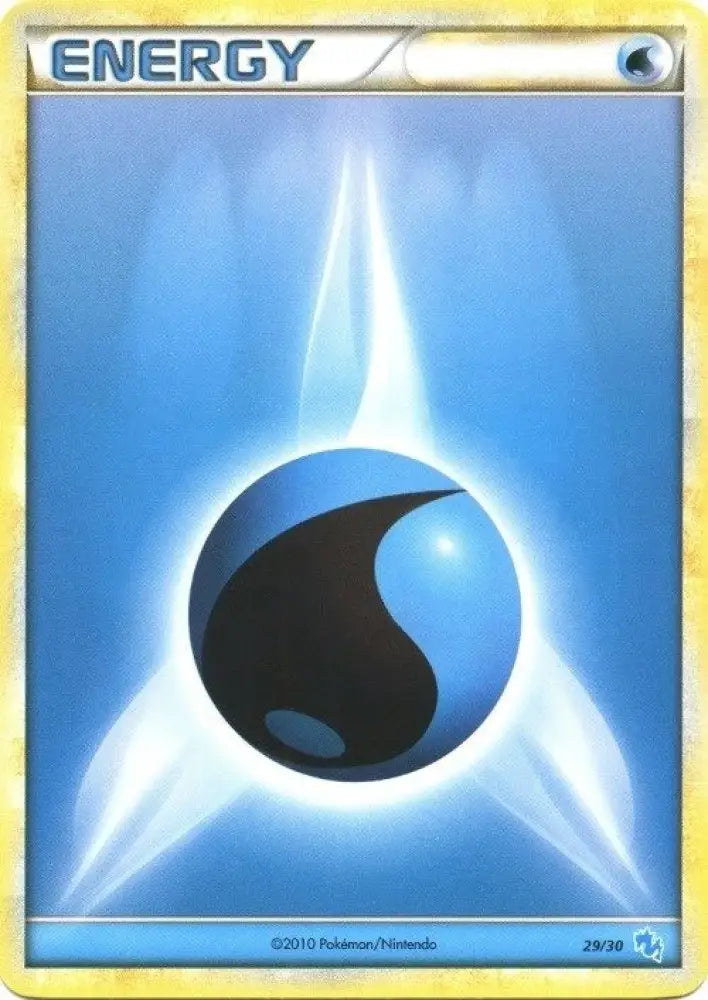 Water Energy (29/30) [HeartGold & SoulSilver: Trainer Kit - Gyarados] - Pokemon Single