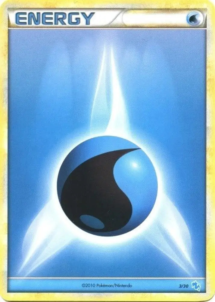 Water Energy (3/30) [HeartGold & SoulSilver: Trainer Kit - Gyarados] - Pokemon Single