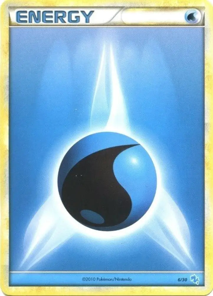 Water Energy (6/30) [HeartGold & SoulSilver: Trainer Kit - Gyarados] - Pokemon Single