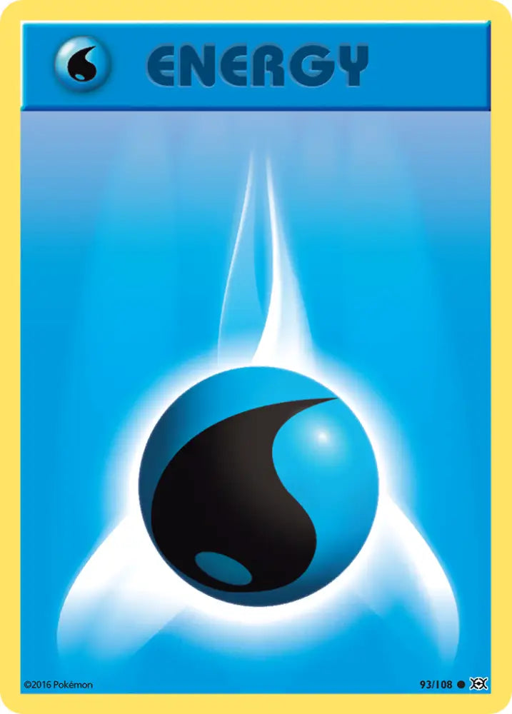Water Energy (93/108) [XY: Evolutions] - Pokemon Single